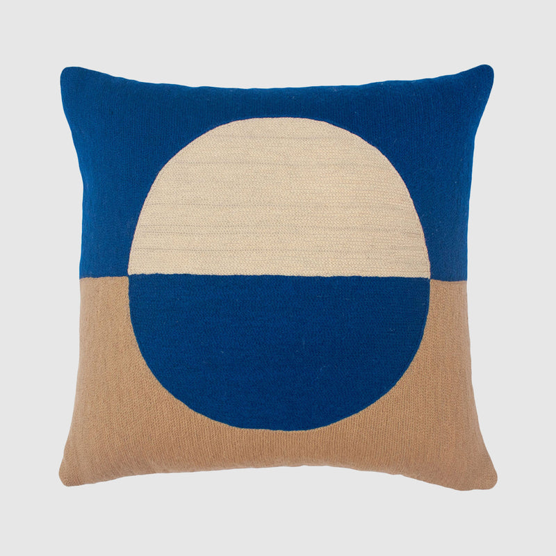 Marianne Circle Cushion - Blue