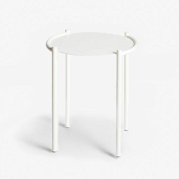 Single Side Table - White