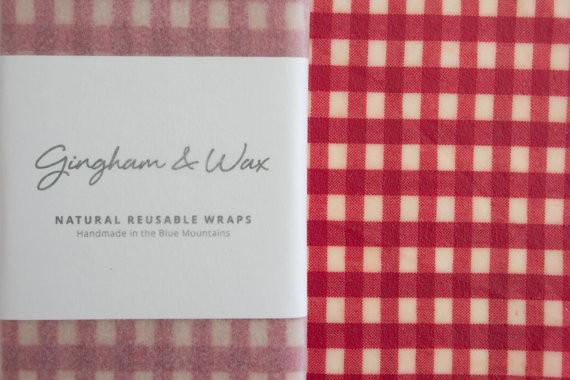 Reusable Beeswax Wrap - Red
