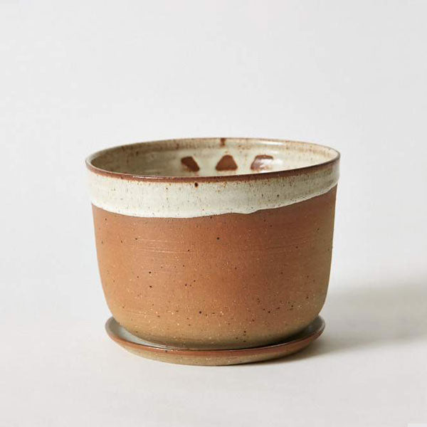 Planter and Saucer - Large - Wide - Desert
