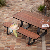 Stirrup 6 Person Outdoor Table