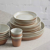 Malcolm Greenwood Stoneware Platter - Terracotta - White Glaze